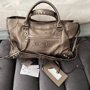 Balenciaga Motocross Classic City Bag